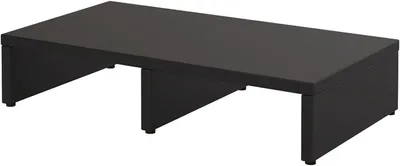 Productafbeelding van Monitorstandaard voor bureau - zwart, 50 x 10 x 27 cm