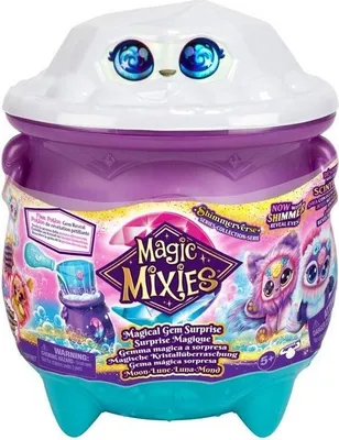 Produktbild von Tm Toys Magic Mixies magický kotlík mesiac prekvapenie s plyšovou hračkou modrá