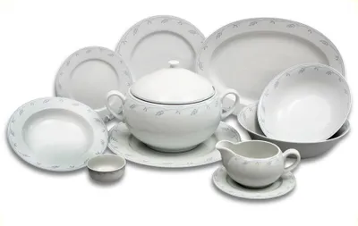 Image de Service de table Thun, porcelaine de Carlsbad, billes opales, 25 pièces
