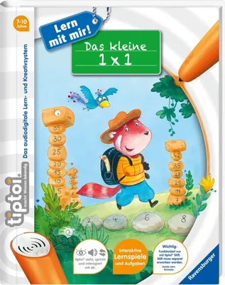 Produktbild von Ravensburger tiptoi® Buch Lern mit mir! Das kleine 1 x 1
