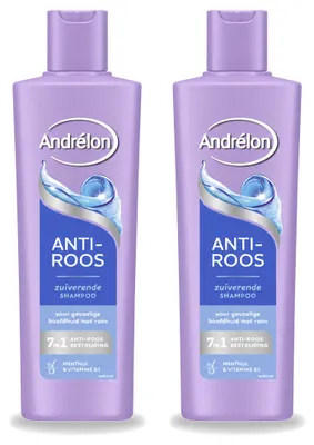 Obrázok produktu pre 2 x Šampon Andrélon proti lupinám - 250 ml - výhodná balenka - 2 kusy