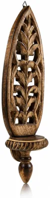 Productafbeelding van Handgemaakte Decoratieve Houten Kandelaarhouder