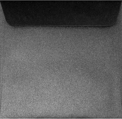 Productafbeelding van Vierkante Enveloppen - Uitnodigingen Enveloppen - Kaarten Versturen - Parelmoer Effect - 170x170mm 500 Stuks - Zwart