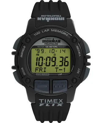 A digital watch is shown from the front against a white background.