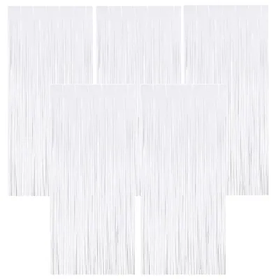 Glitzer-Vorhang 5 Stück 1x2 m für Party-Deko