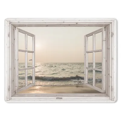 Produktbild von MuchoWow® Mauspad Mousepad Aussicht - Strand - Meer 23x19 cm - Mousepads - Maus Mat - Pad - Mausunterlage - Schreibtischunterlage - Mauspad