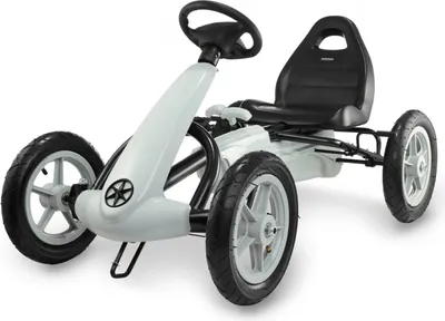 Produktbild von EVOQUE šlapací motokára pro děti od 5 do 8 let - šedá