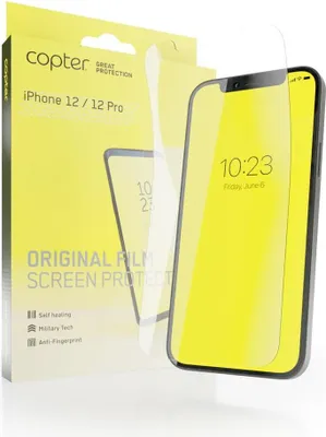 Zdjęcie produktu dla Ochraniacz ekranu Copter do iPhone'a 12 Pro i iPhone'a 12 6,1"