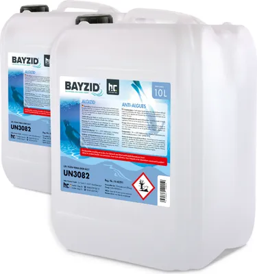 Produktbild von 2x10 L BAYZID® Algizid Poolpflegemittel gegen Algen für einen sauberen Pool
