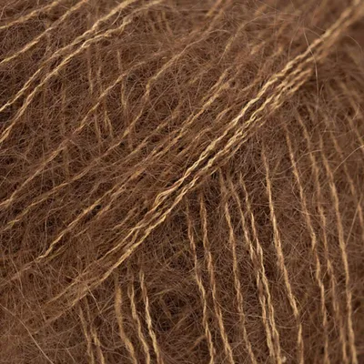 Produktbild von Drops Kid-Silk Mohergarn 25g Nussbraun Seide