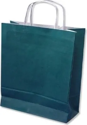 Zdjęcie produktu dla Torba Papierowa Na Prezent Pakiet 305x170x340 ZIELONA 10 szt