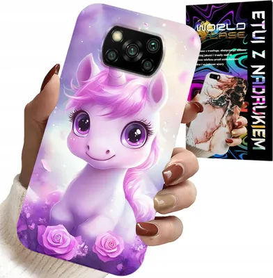 Zdjęcie produktu dla Etui Do Xiaomi Poco X3 - Słodki Jednorożec, Wzory Dla Dzieci Case