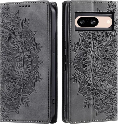 Image de Housse pour Google Pixel 9/9 Pro Housse de téléphone portable Flip Case Cover Etui Mandala