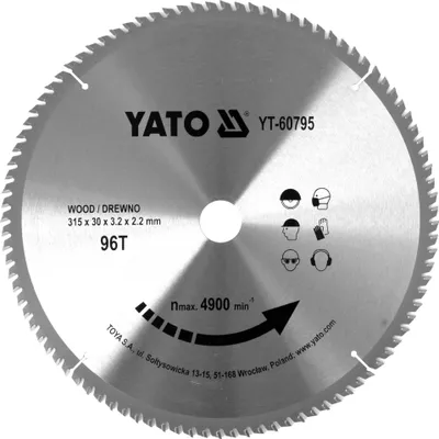Obrázek produktu pro Karbidový pilový kotouč 315x30mm 96Z