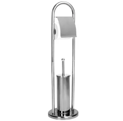 Immagine prodotto di Porta rotolo di carta igienica Porta carta Accessori per la toilette Bagno Argento