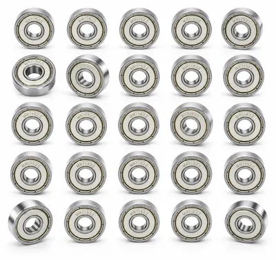 Produktbild von 25 Stück MR115ZZ Kugellager, 5 mm x 11 mm x 4 mm, mit doppelter Metallabdichtung