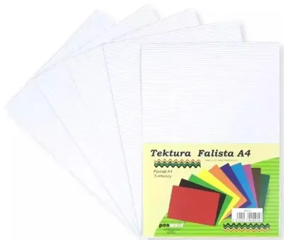 Immagine prodotto di Cartone A4 ondulato bianco 5 pz
