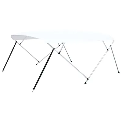 Obrázek produktu pro vidaXL 4-Bow Bimini Top Weiß 243x(230-244)x137 cm