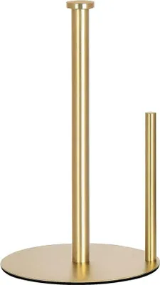 Produktbild von Ultiluxe Küchenrollenhalter - Gold - Stehender Papierrollenhalter - Edelstahl - Küchenaccessoire