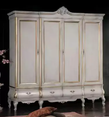 Immagine prodotto di Armadio bianco Mobili in legno massiccio Armadi per la camera da letto Armadio