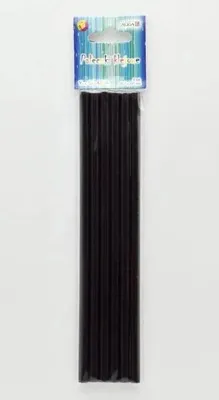Obrázok produktu pre Lepidlo do tavnej pištole, čierna farba, 7 mm, 6 kusov - Aliga