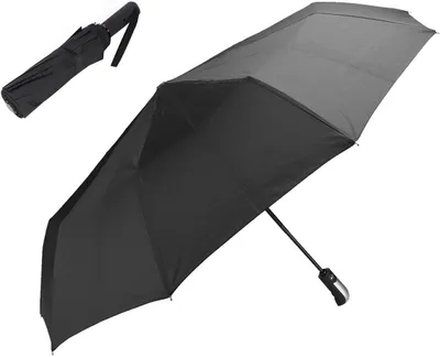 Produktbild von Regenschirm Sturmfest Voll Fiberglas Automatik Uni Regenschirm Stabil Groß L-XXL