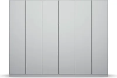 Produktbild von Kleiderschrank Drehtürenschrank Monostar | 6-türig | seidengrau 271 x 210 x 54