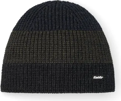 Produktbild von EISBÄR Caris Mütze mit Wolle im klassischen Drei-Streifen-Look schwarz