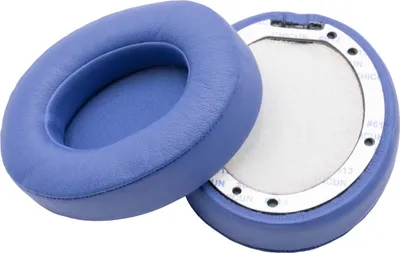 Produktbild von vhbw Ohrpolster kompatibel mit Beats by Dr. Dre Studio 2.0, 3,0 Kopfhörer Headset, Polyurethan / Schaumstoff Blau