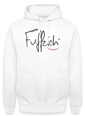 Produktbild von Spreadshirt Fünfzigster Geburtstag | Fuffzich Uni Hoodie, XL, Weiß