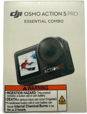 Produktbild von DJI Osmo Action 5 Pro Essential Combo, Action Cam 4K Black
