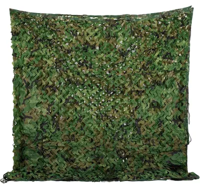 Zdjęcie produktu dla Kamuflaż Tarnnetz, siatka kamuflażowa 1,5 x 4 m, wzór leśny, idealna do polowań, biwakowania i dekoracji