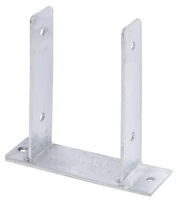 Produktbild von Alberts U-Pfostenträger zum Aufschrauben, feuerverzinkt, Breite 121 mm