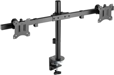 Imagen del producto de Soporte doble para monitores Goobay 59394, de fijación, para monitores de entre 17 y 32 pulgadas (43-81 cm) y hasta 9 kg