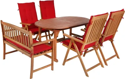 Produktbild von Sitzgruppe Borkum 6tlg.m.Kissen100%