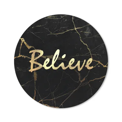 Produktbild von MuchoWow® Mauspad Mousepad Zitat - Hoffnung - Gold - Marmor 50x50 cm - Mousepads - Maus Mat - Pad - Mausunterlage - Vinyl