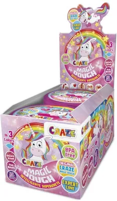 Produktbild von CRAZE Magic Dough Unicorn, Modellierlehm für Kinder, 8 Jahr(e)