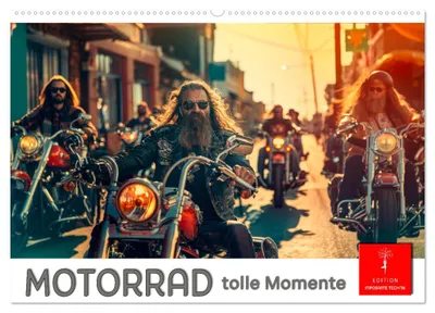 Produktbild von Motorrad tolle Momente (Wandkalender 2027 DIN A2 quer), CALVENDO Monatskalender