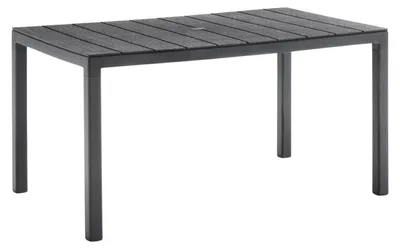 Image de Table de jardin Bica King en polypropylène 146 x 86 x 74 cm, couleur graphite, 6 places