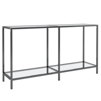 Produktbild von vidaXL Konsolentisch Transparent 140x35x75,5 cm Hartglas