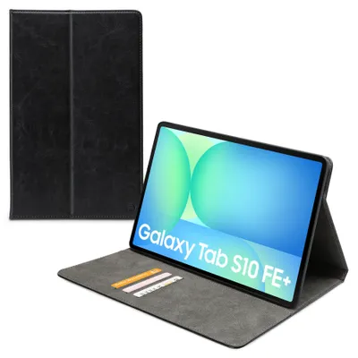 Zdjęcie produktu dla Mobilize Premium Folio Etui z klapką do Samsung Galaxy Tab S10 FE Plus - z podstawką Czarny