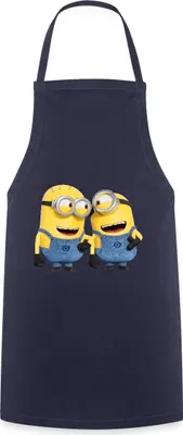 Produktbild von Spreadshirt Minions Despicable Me Phil Und Stuart Kochschürze, One size, Navy