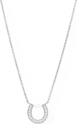 Produktbild von JuwelmaLux Collier 333/000 (8 Karat) Weißgold Hufeisen mit Zirkonia JL10-05-1058