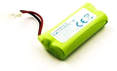 Produktbild von Akku für Universum SL 15 NiMH 2,4 Volt 550 mAh grün.