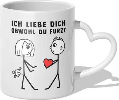 Produktbild von 22Feels Frauen Jahrestag Geschenk Tasse Ich Liebe Dich Obwohl Weihnachten Hochzeitstag Ehefrau Valentinstag Freundin Kaffeetasse Sie Geburtstag Paar Liebe (Herzhenkel Weiss)