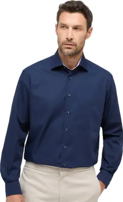 Produktbild von Eterna Hemd dunkelblau Baumwolle Comfort Fit