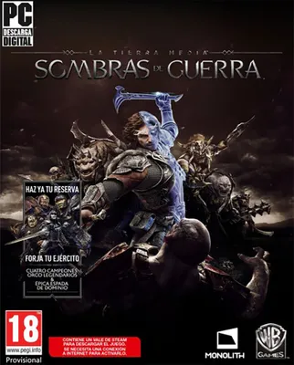 Produktbild von Warner Bros. Games La Terre du Milieu : L'Ombre de la Guerre, PC, M (Reif)