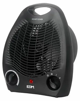 Immagine prodotto di Riscaldatore e ventilatore portatile, mini, elettrico, nero, 1000-2000 W