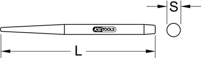 Immagine prodotto di KS TOOLS Mandrino passante 28 mm - 129.2170