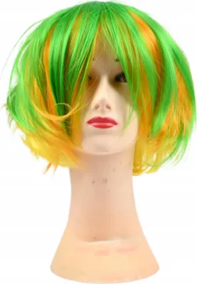 Produktbild von Kurzhaar Perücke Kunsthaar - Realistisches Kostüm Zubehör für Party & Fasching - Universalgröße